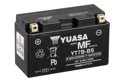 Yuasa YT7B-BS VRLA AGM  motorakkumultor, 12V 6,8Ah 110A B+ Motoros termkek alkatrsz vsrls, rak